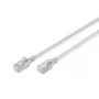 DIGITUS cienki Patch kabel - CAT6A - F-FTP - 5m - Szary