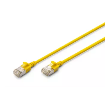 DIGITUS Kabel krosowy cienki - CAT6A - F-FTP - 3m - żółty