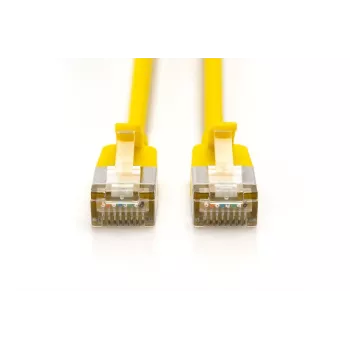 DIGITUS cienki Patch kabel - CAT6A - F-FTP - 2m - Żółty