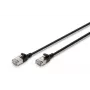 DIGITUS cienki kabel krosowy - CAT6A - F-FTP - 2m - czarny