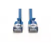Cienki kabel krosowy DIGITUS - CAT6A - F-FTP - 5 m - niebieski