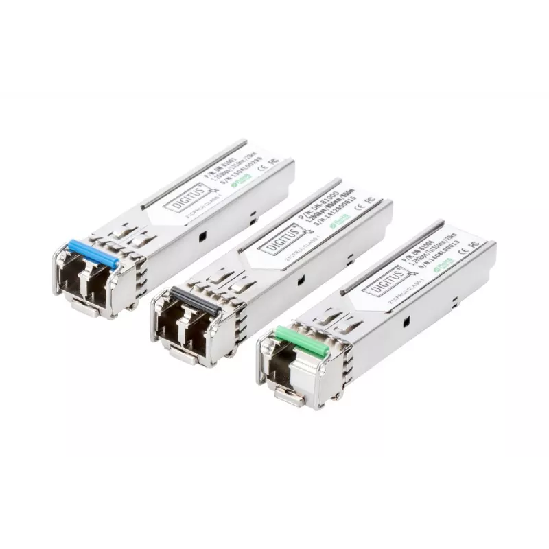 Moduł SFP DIGITUS 1,25 Gb/s, do 20 km, jednomodowy, złączka dupleksowa LC 1000Base-LX, 1310 nm