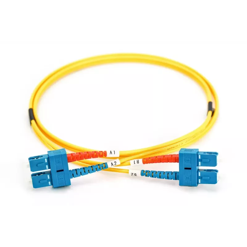 DIGITUS Fiber Optic Patch Cord, SC to SC OS2, Singlemode 09/125 µ, Duplex, Length 1m