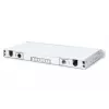 DIGITUS Fiber Optic Sliding Splice Box, 1U, wyposażona 12x LC duplex, zawiera śrubę M 25, kaseta spawów OM3 kolorowe pigtaile, adapter