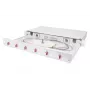 DIGITUS Fiber Optic Sliding Splice Box, 1U, Equipment 6x LC duplex, incl. M 25 Screw, Splice Cassette OM4 Color Pigtails, Adapter
