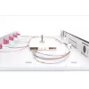 DIGITUS Fiber Optic Sliding Splice Box, 1U, Equipment 6x LC duplex, incl. M 25 Screw, Splice Cassette OM4 Color Pigtails, Adapter