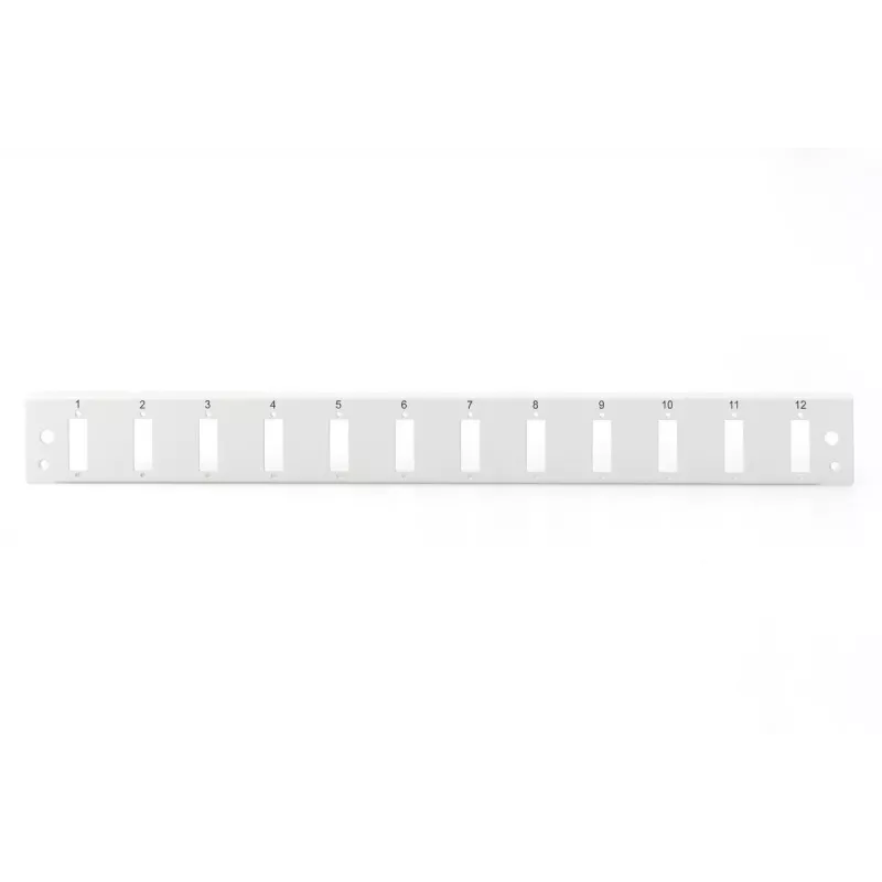 DIGITUS Fo Front Panel Quick Lock 12x Sc Dx Vertically szary