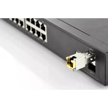 DIGITUS 1,25 Gb/s miedziany moduł SFP RJ45 HP-komp. 1000Mb/s do 100m