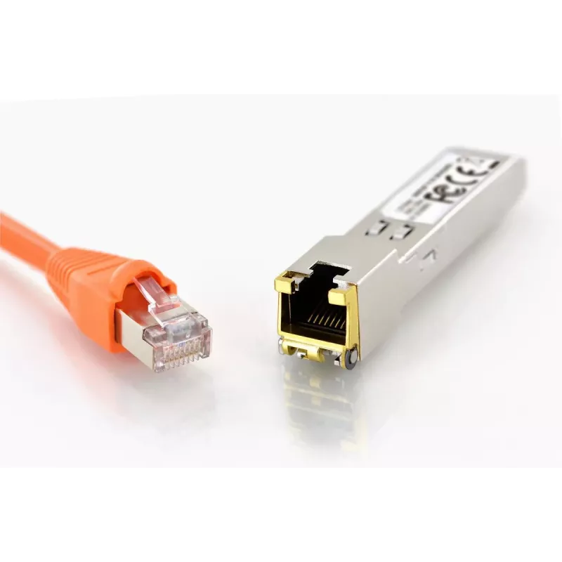DIGITUS 1,25 Gb/s miedziany moduł SFP RJ45 HP-komp. 1000Mb/s do 100m