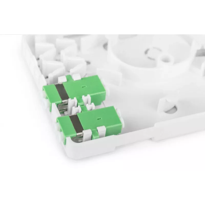 DIGITUS Obudowa FTTH, z adapterem 2x LC(APC) DX, montaż natynkowy