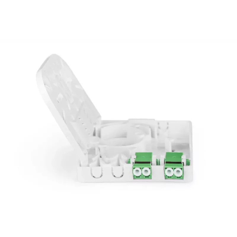 DIGITUS Obudowa FTTH, z adapterem 2x LC(APC) DX, montaż natynkowy