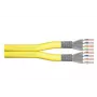 Kabel instalacyjny DIGITUS - CAT 7A - S/FTP - AWG 22/1 Duplex - 500m - żółty - Dca-s1a d1 a1