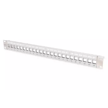 DIGITUS Modular Patch Panel for Keystone Jack 1U Rack Mount - Unloaded