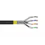 Przewód instalacyjny DIGITUS - CAT 7A - S/FTP - AWG 22/1 simplex - 500 m - żółty - Dca-s1a d1 a1