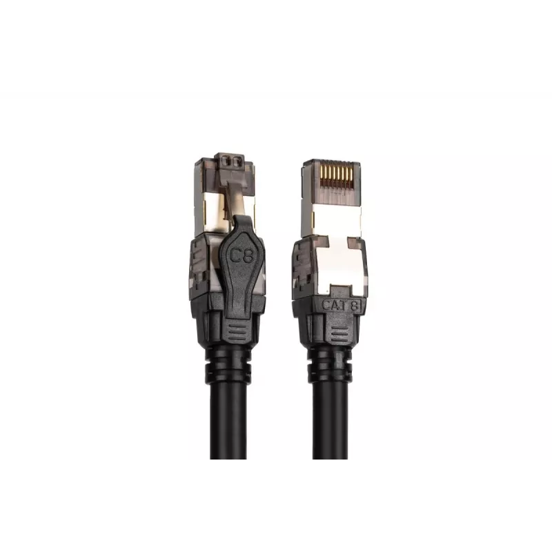 DIGITUS patch kabel - Cat 8.1 - S/FTP - AWG 24/7 - 2m - Czarny