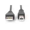 Kabel DIGITUS USB 2.0 Typ A-B M/m 3m zgodny z USB 2.0