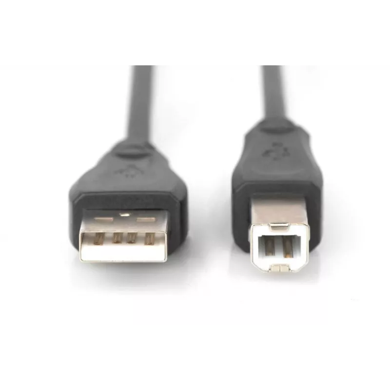 Kabel DIGITUS USB 2.0 Typ A-B M/m 3m zgodny z USB 2.0