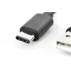Kabel połączeniowy DIGITUS ASSMANN USB Type-C, typ C na A M/M, 2 m 3 A, 480 MB, wersja 2.0, czarny