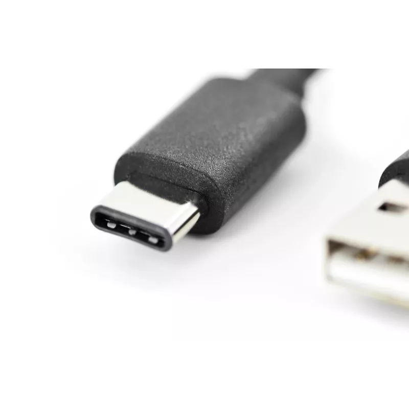 Kabel połączeniowy DIGITUS ASSMANN USB Type-C, typ C na A M/M, 2 m 3 A, 480 MB, wersja 2.0, czarny