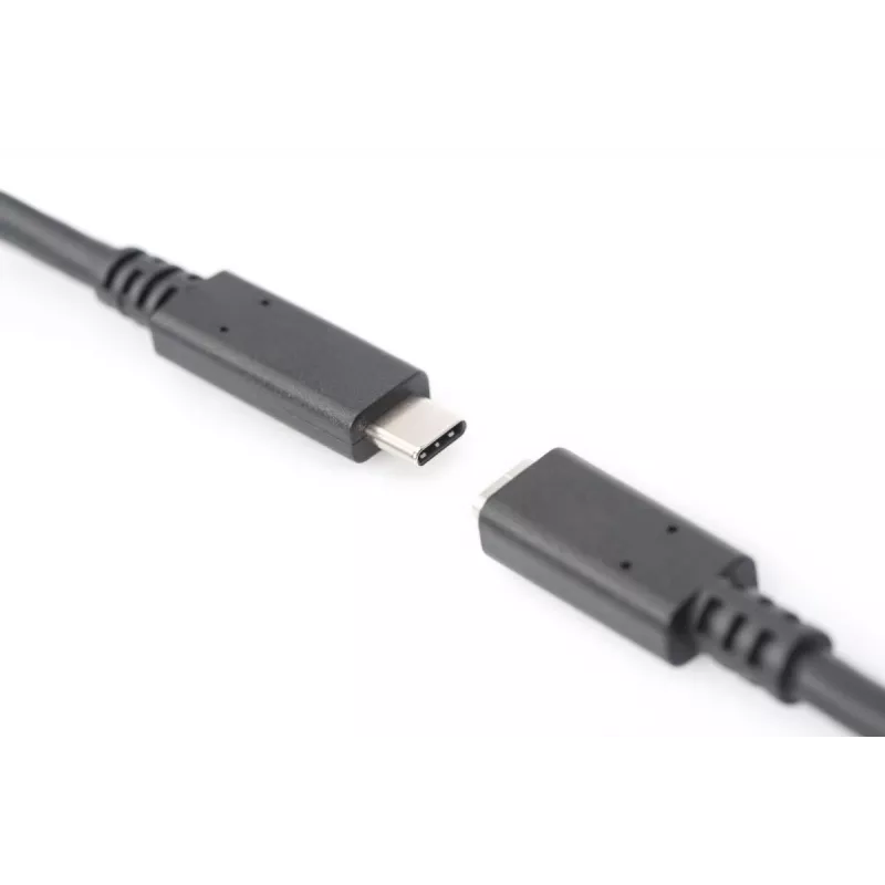 Przedłużacz DIGITUS USB Type-C, typ C M/F, 2 m, pełna funkcjonalność, Gen2, 3 A, 10 GB, wersja 3.1, CE