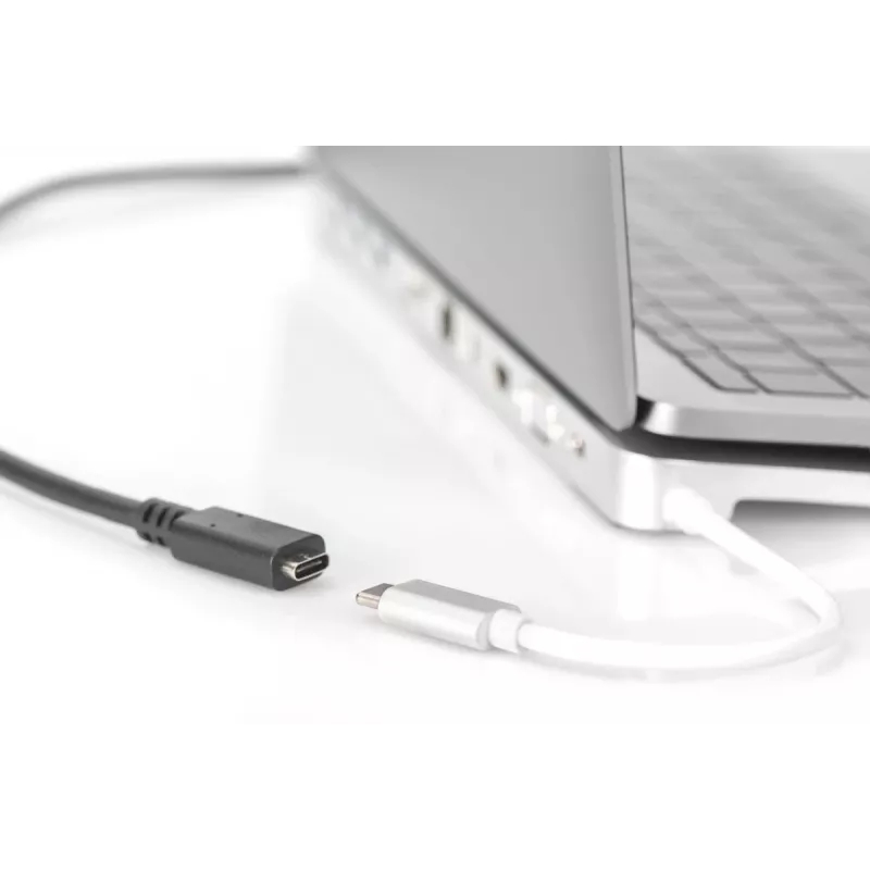 Przedłużacz DIGITUS USB Type-C, typ C M/F, 2 m, pełna funkcjonalność, Gen2, 3 A, 10 GB, wersja 3.1, CE