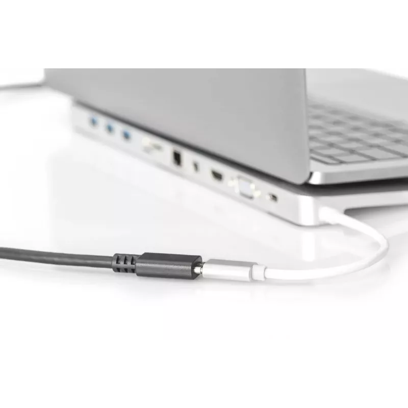Przedłużacz DIGITUS USB Type-C, typ C M/F, 2 m, pełna funkcjonalność, Gen2, 3 A, 10 GB, wersja 3.1, CE