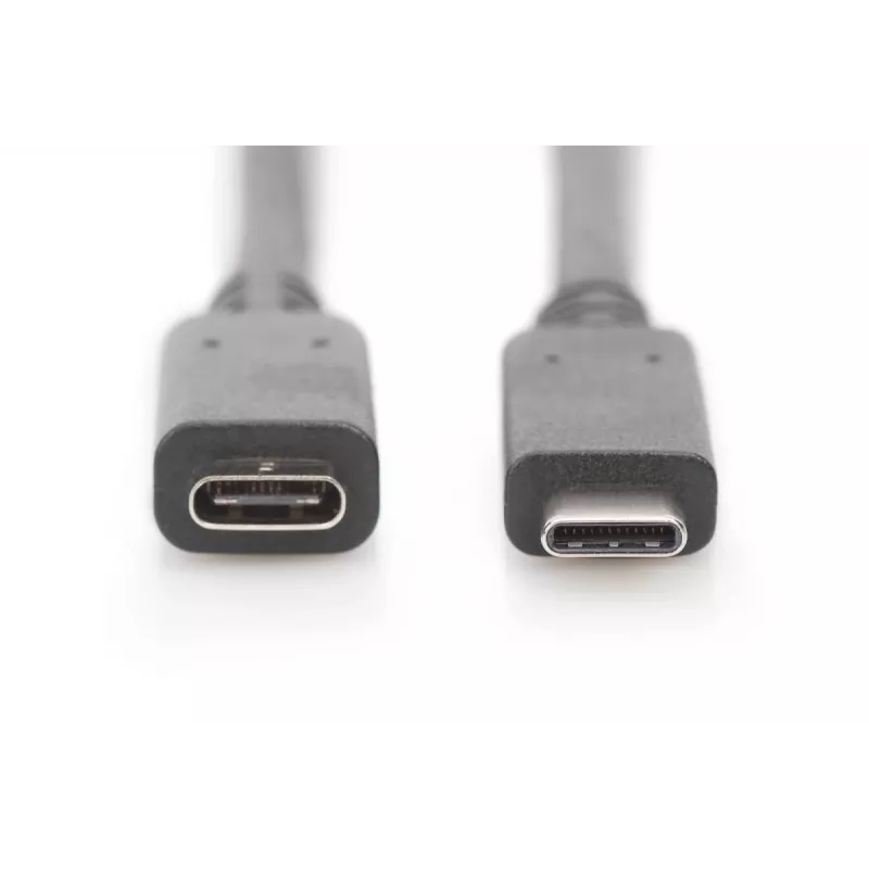 Przedłużacz DIGITUS USB Type-C, typ C M/F, 2 m, pełna funkcjonalność, Gen2, 3 A, 10 GB, wersja 3.1, CE