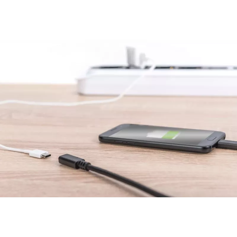Przedłużacz DIGITUS USB Type-C, typ C M/F, 2 m, pełna funkcjonalność, Gen2, 3 A, 10 GB, wersja 3.1, CE