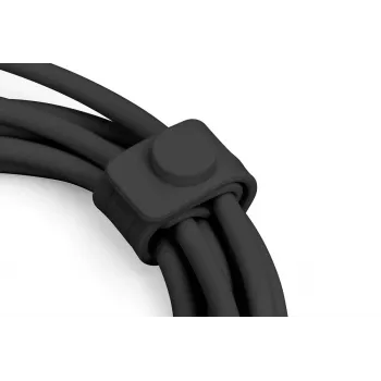 Kabel ładujący USB silikonowy DIGITUS USB-C - Lightning USB 2.0 60 W - 2 m czarny