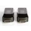 Zestaw przedłużacza Mini HDMI DIGITUS, Full HD 50m CAT6/6A/7, zasilany przez kabel Micro USB, czarny