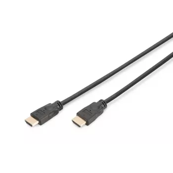 Przewód DIGITUS HDMI Premium High Speed, typ A M/M, 5m z Ethernet, Ultra HD 60p, czarny