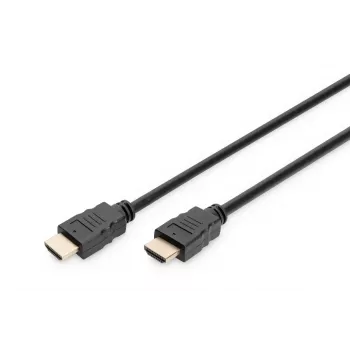 Przewód połączeniowy DIGITUS HDMI Premium High Speed, typ A M/M, 2m z Ethernetem, Ultra HD 60p, czarny