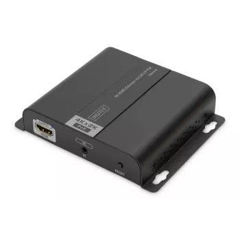 DIGITUS 4K HDMI Extender, jednostka odbiorcza IP/CAT 5, 6 (120 m), zasilana PoE