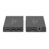 Zestaw przedłużacza AV i odbiornika, Digitus, HDMI KVM IP Extender Set, 1920 x 1200 piksele, 150 m
