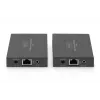 Zestaw przedłużacza AV i odbiornika, Digitus, HDMI KVM IP Extender Set, 1920 x 1200 piksele, 150 m
