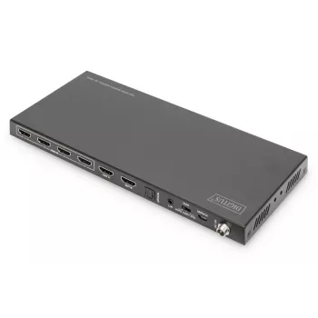 DIGITUS 4x 2 HDMI Matrix Switch 4K/60Hz Scaler EDIDARC HDCP 2.2 18 Gbps
