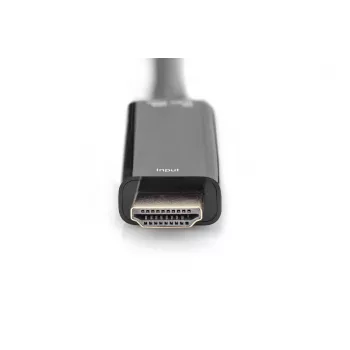 Adapter Digitus 4K HDMI na DisplayPort 0,2 m HDMI typu A USB