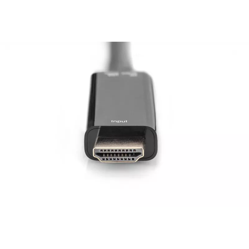 Adapter Digitus 4K HDMI na DisplayPort 0,2 m HDMI typu A USB