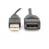 Adapter Digitus 4K HDMI na DisplayPort 0,2 m HDMI typu A USB