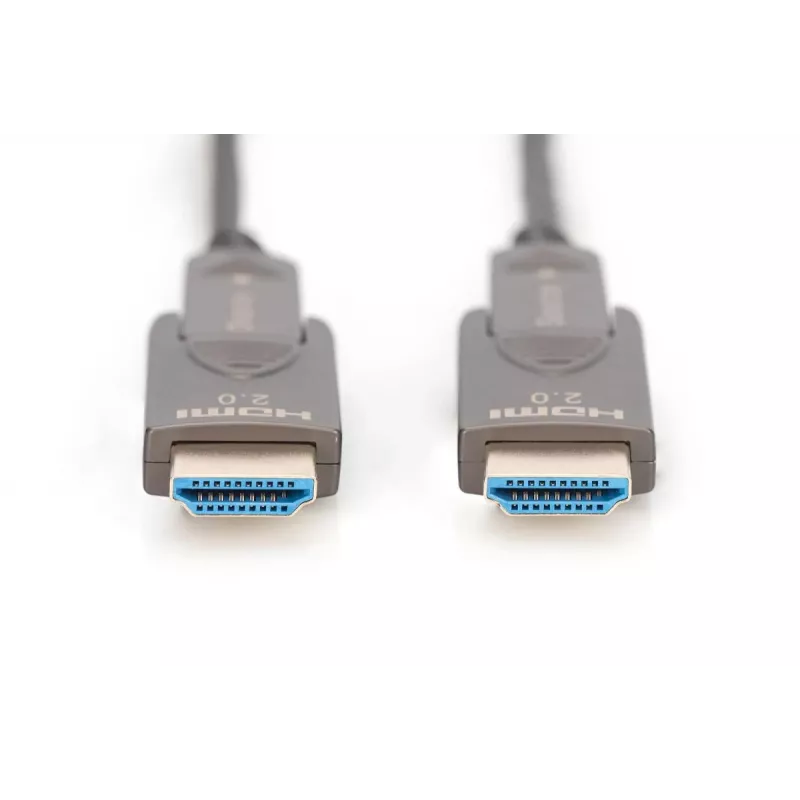 DIGITUS 4K - HDMI AOC Hybrydowy kabel światłowodowy z odłączaną wtyczką 30 m