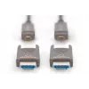 DIGITUS 4K - HDMI AOC Hybrydowy kabel światłowodowy z odłączaną wtyczką 30 m