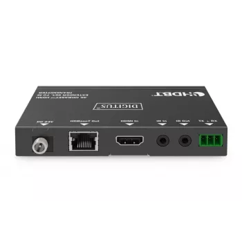 DIGITUS 4K HDBaseT Extender Set 70m PoC RS232 IR czarny