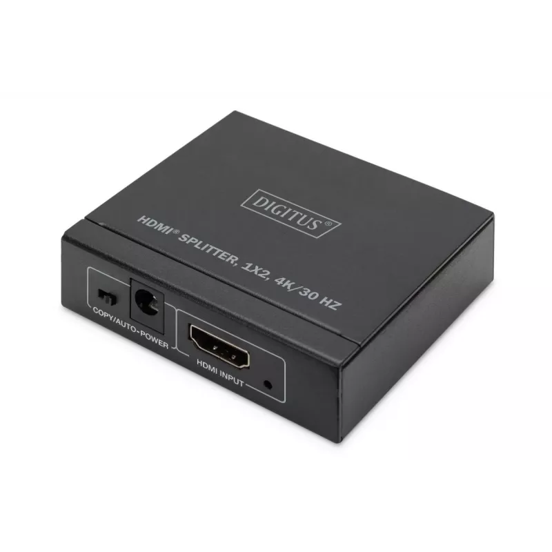 DIGITUS 4K HDMI Splitter. 1x 2 4K/30Hz. czarny