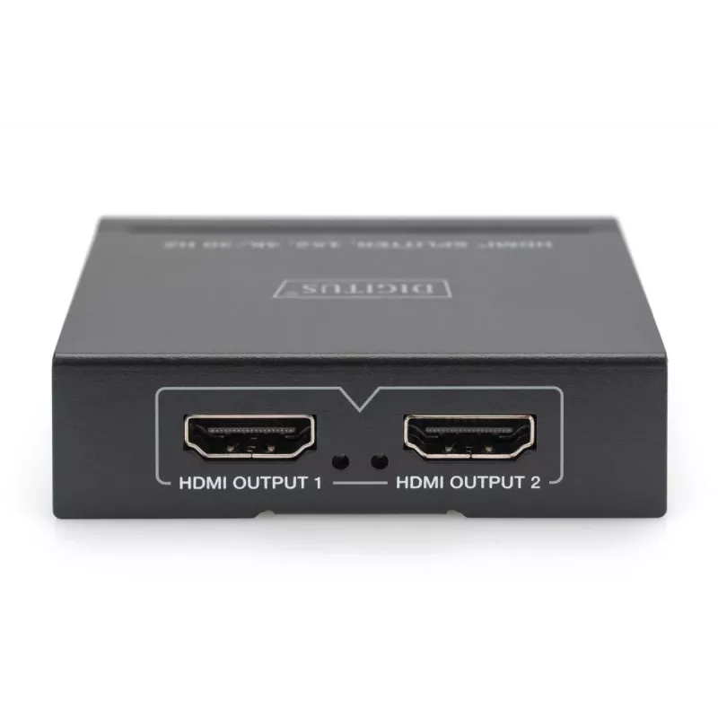 DIGITUS 4K HDMI Splitter. 1x 2 4K/30Hz. czarny