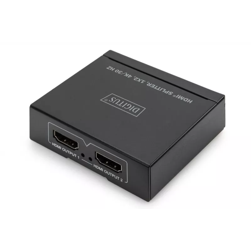DIGITUS 4K HDMI Splitter. 1x 2 4K/30Hz. czarny