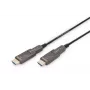 DIGITUS 4K - HDMI AOC Hybrydowy kabel światłowodowy z 20 m wtyczką demontowalną
