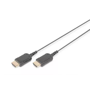 DIGITUS kabel połączeniowy HDMI High Speed, typ A, HighFlex M/M, 2,0 m, 4K Ultra HD@30 Hz, aktywny, CE, złoty czarny
