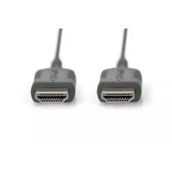 DIGITUS kabel połączeniowy HDMI High Speed, typ A, HighFlex M/M, 2,0 m, 4K Ultra HD@30 Hz, aktywny, CE, złoty czarny