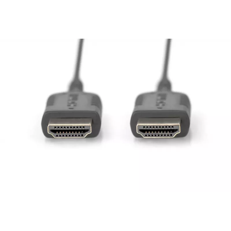 DIGITUS kabel połączeniowy HDMI High Speed, typ A, HighFlex M/M, 2,0 m, 4K Ultra HD@30 Hz, aktywny, CE, złoty czarny