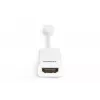 adapter kablowya DIGITUS ASSMANN DisplayPort, mini DP - HDMI typ A M/F, 15 cm, zgodny z DP 1.1a, CE, biały